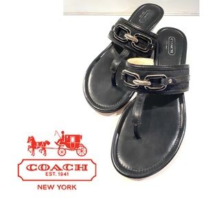 Coach Virginia Wedge Sandals